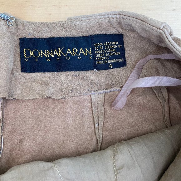 Brown Suede Skirt size 4 - Picture 4 of 4